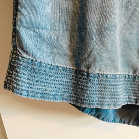 Rag & Bone Denim Tie Back Romper - Picture 2 of 8